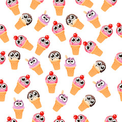 illustration of ice cream