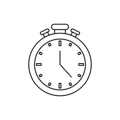 Isolated timer clock icon vector illustration graphic design