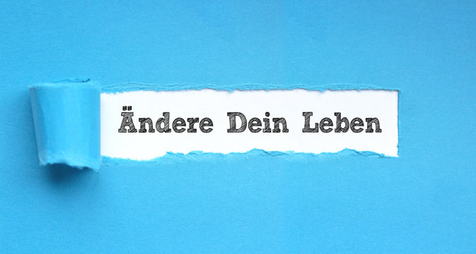 &Auml;ndere Dein Leben!