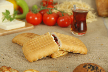 Breakfast of Cookie and Tea