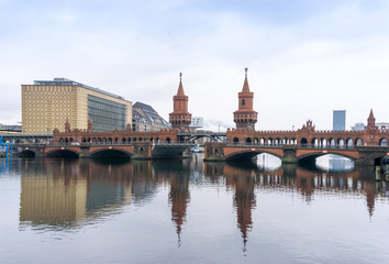 Typical Street view in Berlin with a population of approximately
