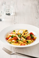Tomato and Bacon Penne Pasta
