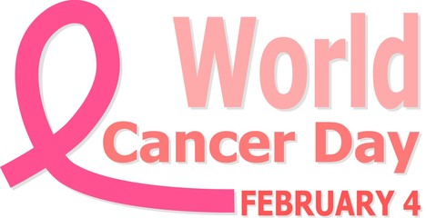 World cancer day. February 4