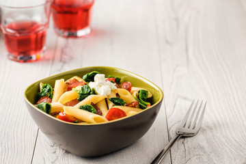 Tomato and Bacon Penne Pasta