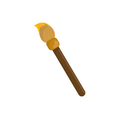 Brush paint isolated icon vector illustration graphic design