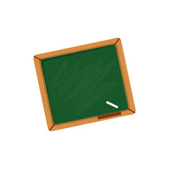 School blackboard isolated icon vector illustration graphic design