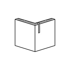 Book library education icon vector illustration graphic design