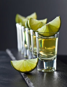 tequila with lime