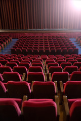 chairs on theater, cinema