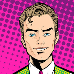 A man explaining something