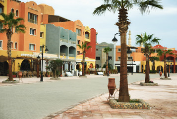 day on new marina promenade street , egypt, hurghada © Tanya Rusanova