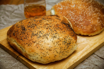 homemade bread, handmade.