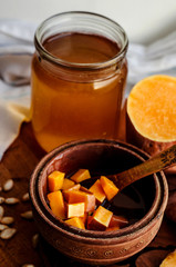 pumpkin and honey