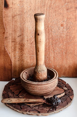 most ancient mortar made