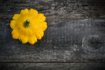 Yellow fresh pattypan