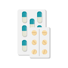 medicine drugs isolated icon vector illustration design