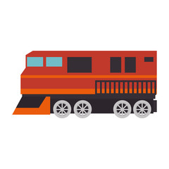 train vehicle isolated icon vector illustration design