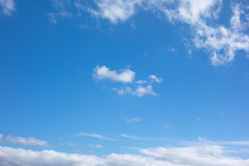 blue sky with clouds
