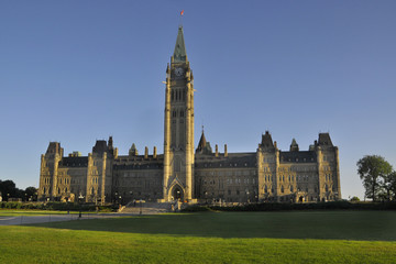 The Parliament of Canada seated at Parliament Hill in the national capital, Ottawa, Ontario
