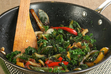 stir fried kale