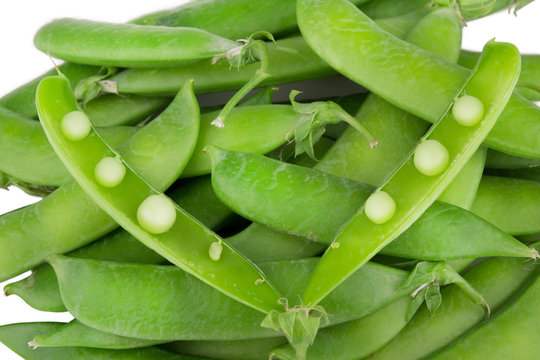 green peas close-up