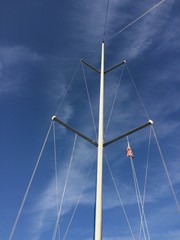 MAST CLOUDS AND SKY