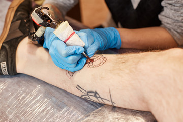 Tattoo artist is making 