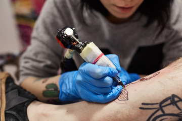 Tattoo artist is making 