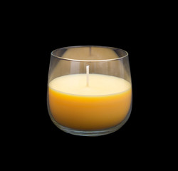 yellow perfumed gel candles