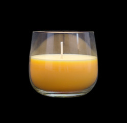 yellow perfumed gel candles