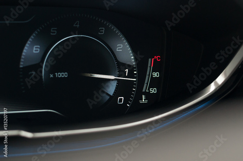 Digital Odometer In The New Car Stock Photo And Royalty Free Digital Odometer In The New Car