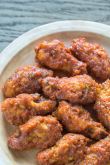 Fried chicken wings