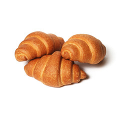 Traditionally Croissants over white