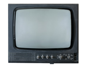 Retro TV on a white background