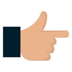 hand human index icon vector illustration design