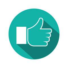 hand human like isolated icon vector illustration design