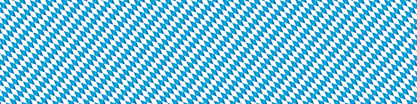 Blue and White graduated diamonds, Bavarian flag banner