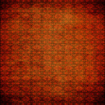 red vintage pattern 2