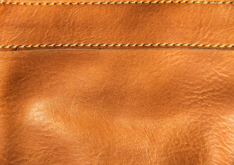 Brown leather texture