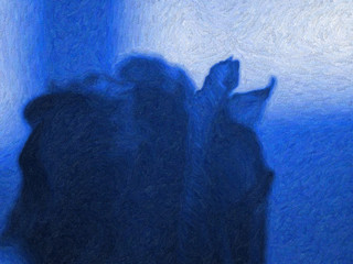 Abstract painting handmade. Abstract background painting