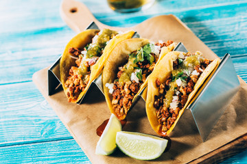 Mexican tacos campechanos © funkyfrogstock