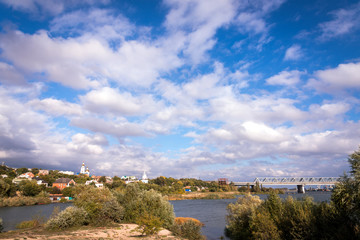 Fototapeta na wymiar Valley of the Don river near town Rostov