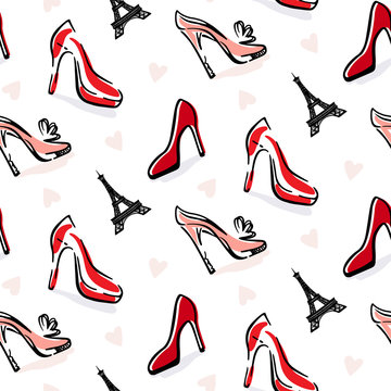 Fashion Seamless pattern background