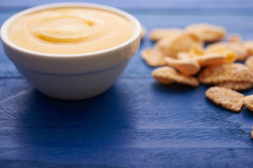 honey and corn flakes