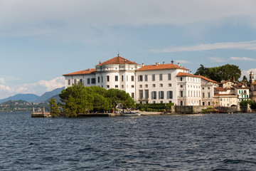 Fototapeta na wymiar Isola Bella in Lake Maggiore near Stresa in Italy