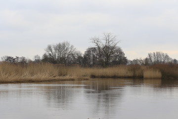 An der Wümme im Winter