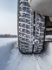 Obraz na płótnie Canvas Winter tyres