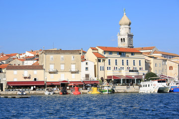 Fototapeta na wymiar Historic Krk City in Croatia