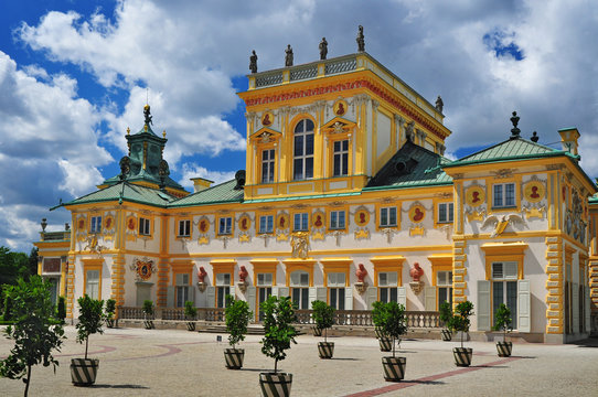 Chateau Wilanow Warsaw castle