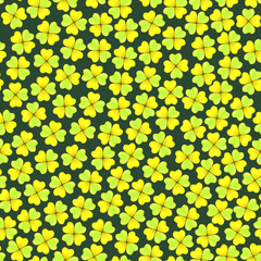 vector seamless clover background